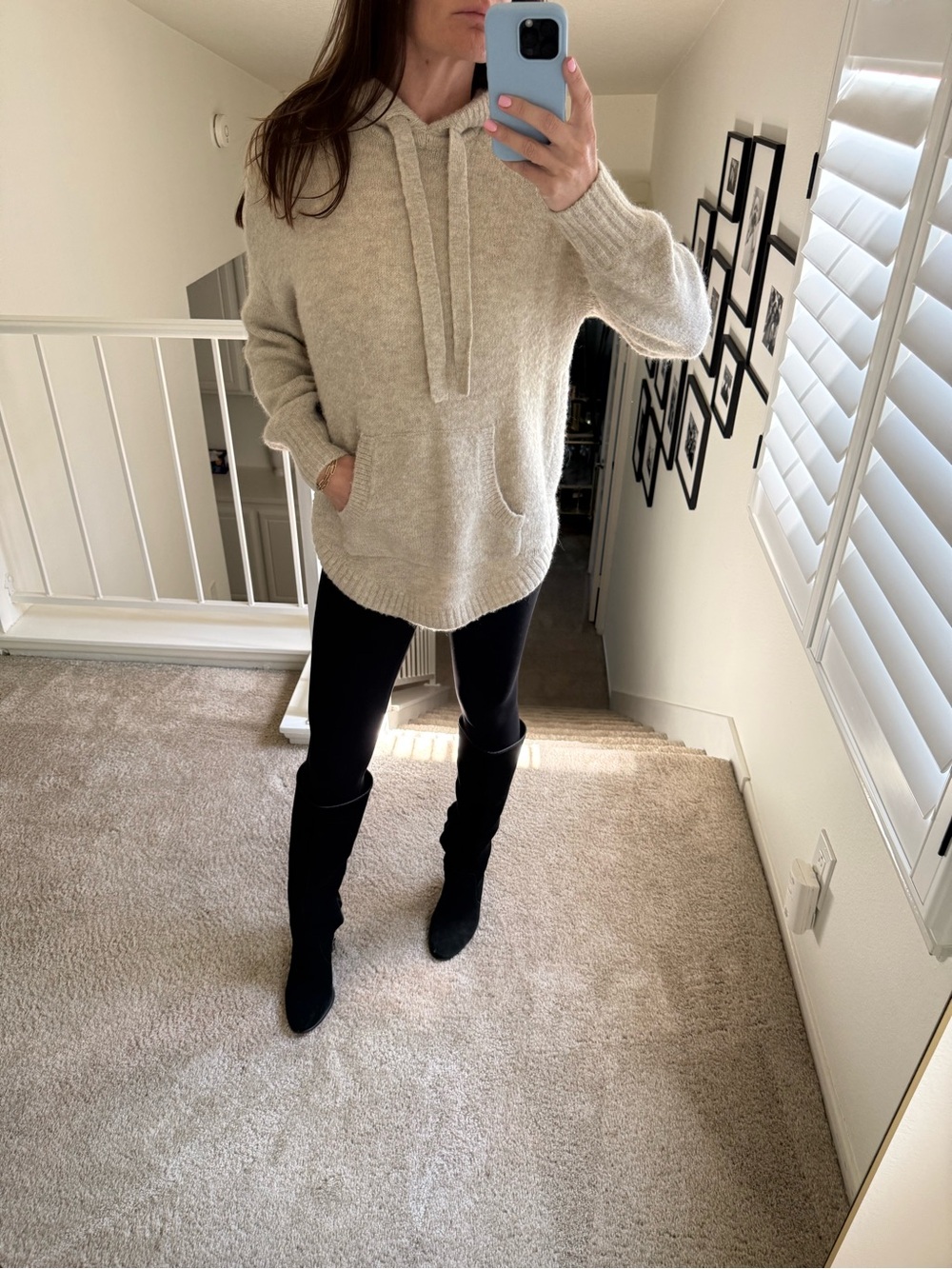 Madewell Cozy Hoodie Sweater - Cream Knit Pullover for Women